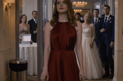 At my sister’s wedding, I found my seat—outside, next to the trash cans. She smirked, “Guess you don’t count.” But five minutes later, the chandeliers went silent, and a scream echoed across the room.