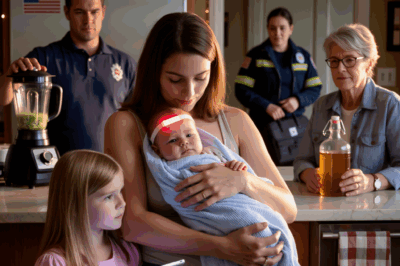 My 8-month-old daughter had a 104°F fever, my mother-in-law laughed “just teething,” my husband said “you’re panicking” — until my 7-year-old leaned in: “I know who did this…”