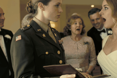 “you can’t wear white,” my sister snapped before her wedding-“you’re not worthy.” i nodded, then changed in the bathroom. when i walked out in a military uniform with medals… the room went deadsilent…