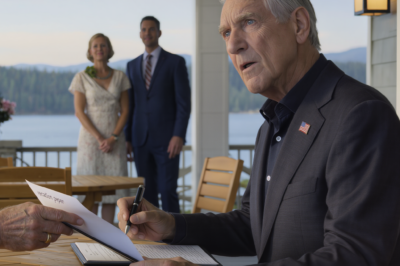 My daughter gave me a free vacation at a luxury resort for her wedding.She asked me to sign a “Vacation Paper”.A stranger grabbed my hand and warned:”IT’S NOT WHAT YOU THINK.”What I found out next changed everything.